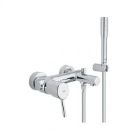 Groher Complete exposed single-lever bath mixer Concetto 32212001