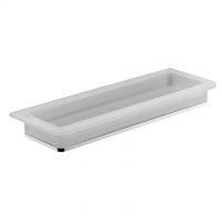 Colombo Countertop etched glass sponge dish Lulu B6242