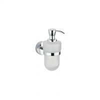 Inda wall-mounted soap dispenser with glass container Forum A36120 CR21