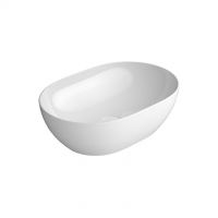 GSI countertop washbasin 50x35 cm glossy white Pura 886011