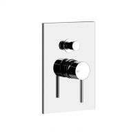 Gessi Two-way single-lever mixer for concealed installation Via Tortona item: 44664 CR