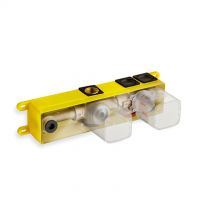 Cristina Rubinetterie Set for concealed installation of single-lever bathtub/shower mixer, right control, CS 100