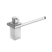 Colombo Towel bar with soap dispenser and towel rail for bidet Lulù Item: B6274
