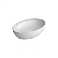 GSI lavabo da appoggio 60x42 cm bianco lucido Pura 884211