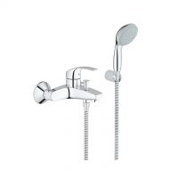 Grohe Exposed complete single-lever bath mixer Eurosmart New 33302002