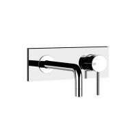 Gessi Mixer for concealed installation with spout and without waste Via Tortona item: 44827 CR
