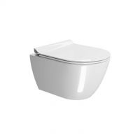 GSI wall-hung wc with Swirlflush system 50x36 cm matt white Pura 881609