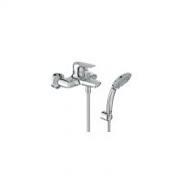Ideal Standard exposed bathtub mixer with accessories Ceramix Blu B9491AA