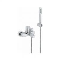Grohe Wall-mounted single-lever bath shower mixer Eurocube 33850000