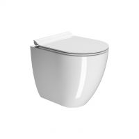 Gsi Floor-standing toilet, wall/floor outlet, Swirflush flushing system Pura 881011