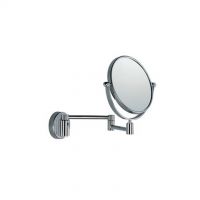 Inda Wall-mounted magnifying mirror with two arm, 18 cm diameter  Hotellerie AV058C CR