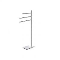 Colombo Floor-standing column with three towel rails Square B9915