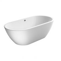 GSI Vasca acrilico con di sifone e piletta chiusura a scatto Serie Pura VAPR90