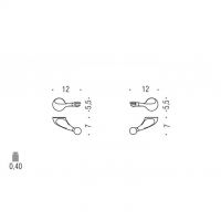 Colombo Left shelf support Mel Item: B12PZ SX