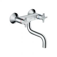 Hansgrohe wall-mounted two-handle sink mixer Logis 71287000