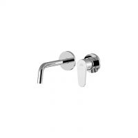 Paffoni wall-mounted basin mixer with plate Green Item: GR101