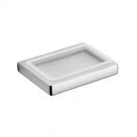 Colombo Etched glass soap dish Lul Item: B6201