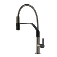 Gessi professional mixer with handshower in various finishes Mesh 60005