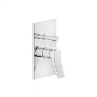 Gessi Wall-mounted two-way mixer Via Tortona item: 59079 CR