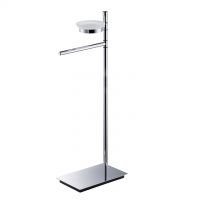 Colombo  Towel rail and soap dispenser Square Item: B9902