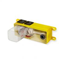 Cristina Rubinetterie Set for concealed installation of single-lever basin/bidet mixer, left control, CS 201