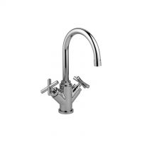 Paffoni Single-hole basin mixer set, without waste Quattro Item: QTV078