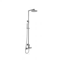 Paffoni Shower column with thermostatic mixer Steel ZCOL 501