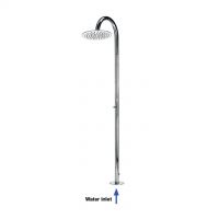 BOSSINI outdoor stainless steel inox AISI 316 shower column Tetis L00686