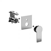 Paffoni External mixer set shower recess (2 outlets) TANGO TABOX015CR