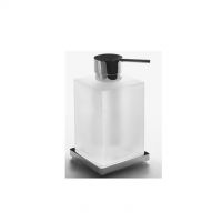 Colombo Countertop etched glass soap dispenser Look B9317