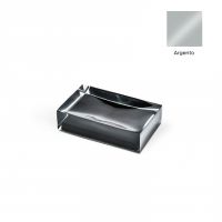 Colombo Porta sapone d'appoggio Argento Icy Serie Cool W4501