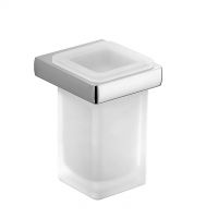 Colombo porta bicchiere in vetro acidato Lulu B6202