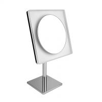 COLOMBO DESIGN STANDING MAGNIFYING MIRROR WITH LED BUILT-IN LIGHT B9755