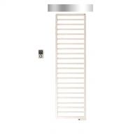 Zehnder Electric towel warmer, chrome Subway series