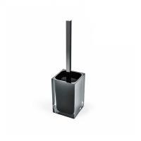 Colombo Icy Black free-standing toilet brush holder Cool item: W4506