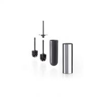 Inda black wall mounted free-standing toilet brush holder My Love AV014B NE