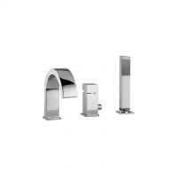 Paffoni Deck-mounted 3-hole bathtub mixer Level Item: LEC040