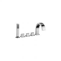 Paffoni Deck-mounted 5-hole bathtub mixer Level Item: LEP044