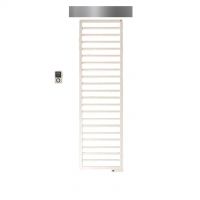 Zehnder Electric towel warmer, stainless steel Subway series