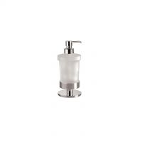 Inda Countertop soap dispenser with satin glass container Touch Item:  A4667ZCR21