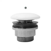 GSI ceramic drain with standard opening white PVC05