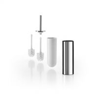 Inda Wall-mounted/floor-standing toilet brush holder Logic and Touch AV014A CR