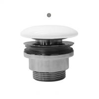 GSI ceramic drain with standard opening white PVC04