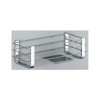 Colombo Basket for shower and bathtub with stainless steel shelf B9632