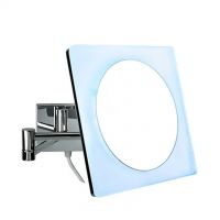 COLOMBO DESIGN WALL MAGNIFYING MIRROR WITH LED BUILT-IN LIGHT B9756