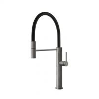 Gessi mixer with jet handshower in various finishes 316 Kitchen Cesello 60014
