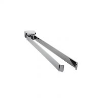 Colombo chrome double bar towel holder Aliz B2512 CR 