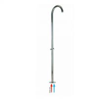 BOSSINI outdoor stainless steel inox AISI 316 shower column Pool L00824