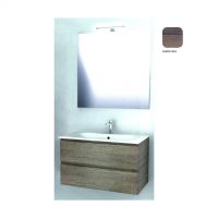Bathroom composition 101 cm pamplona with 2 drawers and mirror Cubo