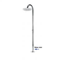 BOSSINI outdoor stainless steel inox AISI 316 shower column Tetis L00687